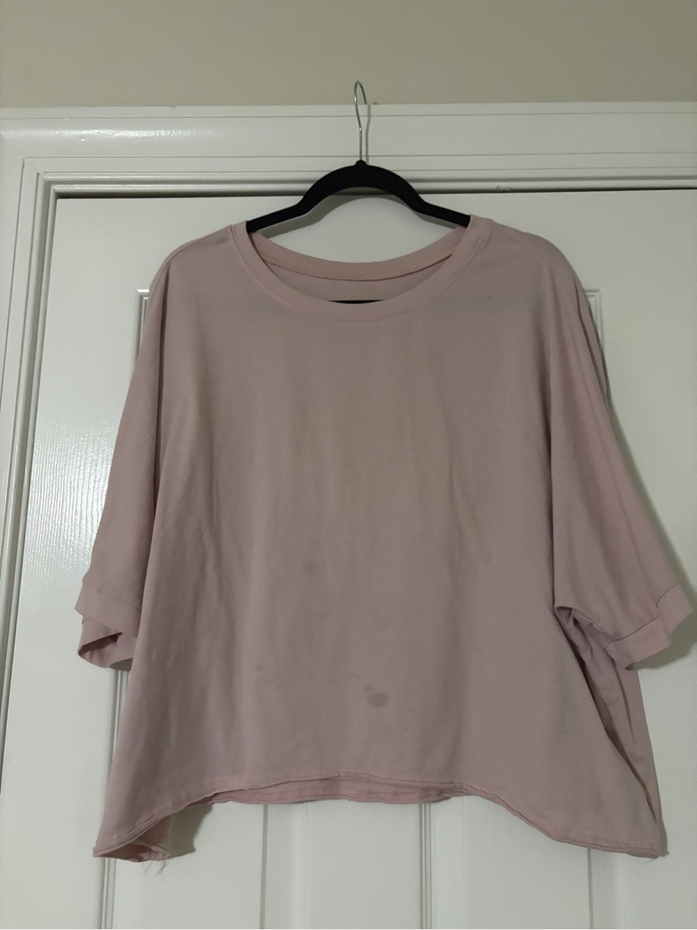 Relaxed Pink Boxy Women's Top